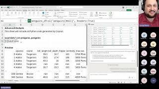 First steps with Advanced Analysis in Python with Copilot for Excel REPLAY 09/20/2024