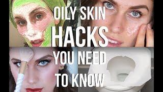 11 OILY SKIN HACKS (YOU NEED TO KNOW!)