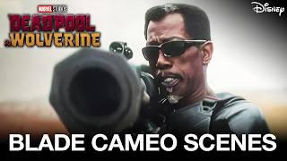 Deadpool & Wolverine (2024) | Blade Cameo Scenes | Wesley Snipes Returns