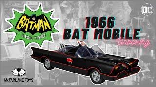 Unboxing Mcfarlane 1966 Retro Batmobile | 1966 Batmobile | Batmobile