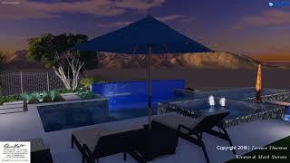 Stevens Residence -  Pool and Spa and Outdoor Living Space Design Video