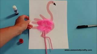 Pink Flamingo Craft for Kids | Easy Animal Craft for Kids | Easy Kids Crafts