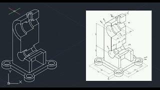 Autocad Isometric Drawing # 8