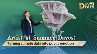 Artist at Summer Davos: Turning climate data into public emotion