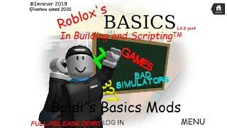 Baldi's Basics Mods - Roblox´s Basics In Building (1.4.3 Port)