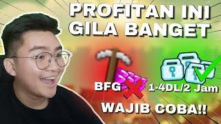 LUPAKAN BFG!! Metode Profit Ini Lebih Mantap Coi!! | Growtopia Profit 2024