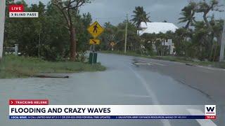 Sanibel closes several roads due to flooding from Hurricane Helene