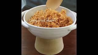 No Fail Method! Crispy Fried Shallots and Aroma Oil | #Shorts
