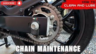How To Clean and Lube Your Motorcycle Chain | Quick & Easy | NC750X DCT |