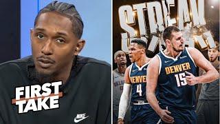 FIRST TAKE| Lou Williams reacts to Nikola Jokic's triple-double as Nuggets end Thunder's perfect run