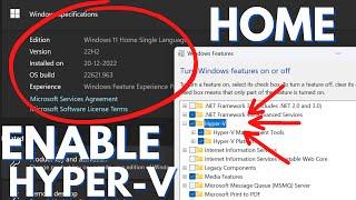 How to Enable and Install Hyper-V in Windows 11 Home [v24H2]