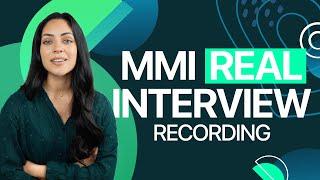 Real MMI Example: Medicine Interviews