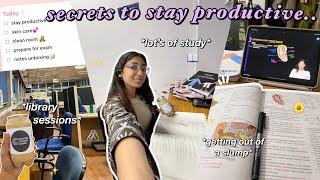 STUDY VLOG productive days, getting out of a slump, prepladder next edition notes unboxing!