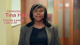 Law Master's at the University of Huddersfield - Tina Hart