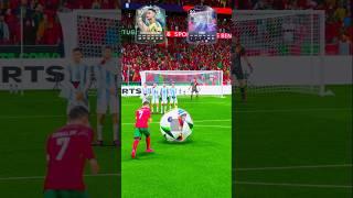 Ronaldo Big Ball Free kick Challenge in FC 25 #shorts #football #fc25