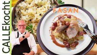 Damit kommst Du groß raus. Fasan mit Ananaskraut. So einfach. So gut.