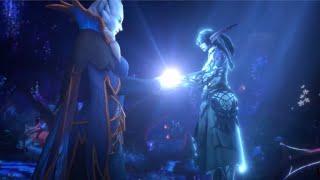 Tyrande invokes Elune Cinematic 9.1 Chain of Domination Shadowlands