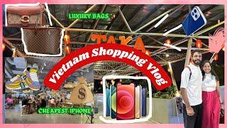 Cheapest *Iphone* Store | Luxury bags dupes | Vietnam Shopping vlog and Haul |  #youtube #shopping