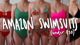 TESTING AMAZON SWIMSUITS 2022 (all under $30) // try-on haul: what I'm keeping vs. returning