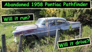 Saved from the crusher 1958 Pontiac Pathfinder will it run and drive again?