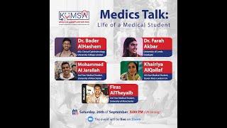 Medics Talk: Life of a Medical Student 26/09/2020