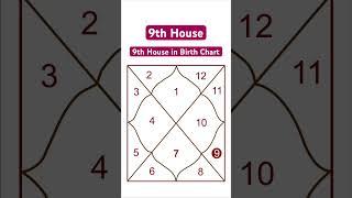 9th House in Birth Chart.Janam Kundli mein 9th Houseastrology#horoscope#shorts#short#trending#trend