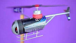 Make an Amazing Mini Electric Helicopter with recyclable materials