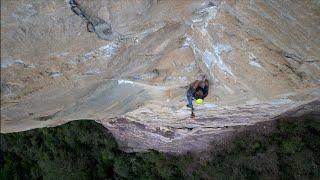 Climbing at Parque Macaguato with co-founder Jorge Garzon