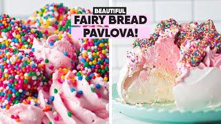 Cutest pavlova ever? Fairy Bread Pavlova - The Scran Line