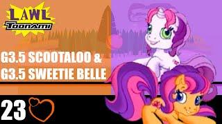 Lawl Toonami Moveset: G3.5 Scootaloo & G3.5 Sweetie Belle