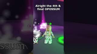 Making Neon Opossum In Adopt Me!