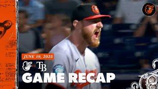 Orioles vs. Rays Game Highlights (6/19/25) | MLB Highlights