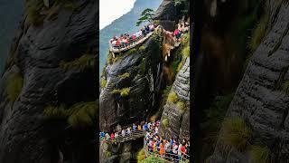 Hiking Path Collapses With Hillside in Sudden Mountain Landslide!