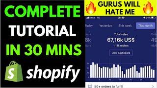 How to Start a Shopify Store In Under 30 Minutes! (Shopify Tutorial for Beginners 2020)