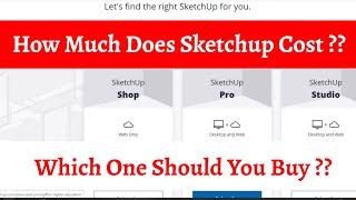 How Much Does Google SketchUp Cost in 2020 ? (Cheapest to Expensive Verison)