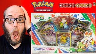 OPENING POKEMON SWORD AND SHIELD FIGURE COLLECTION BOX and chaos cards haul