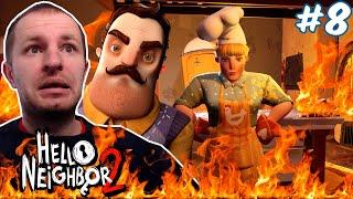 ПРИВЕТ СОСЕД 2 БЕТА, ПОЖАР В ПЕКАРНЕ, И ГОТОВКА ПИРОГА | Hello Neighbor 2 beta #8