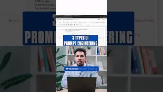 Working on Gen AI & LLMs?? These 3 Types of Prompt Engineering is very important #promptengineering