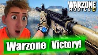 MY FIRST WIN on WARZONE MOBILE 