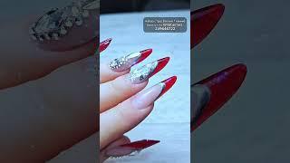 Арочное моделирование ногтей с выкладным френчем. #nails