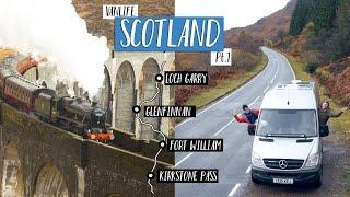 VAN LIFE SCOTLAND - Road Trip in the STUNNING Highlands! *Lithuanian Subtitles*