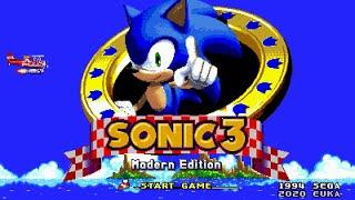 Sonic 3 A.I.R: Modern Edition (v5 Update)  Full Game Playthrough (1080p/60fps)