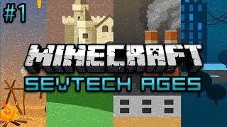 Minecraft: SevTech Ages Survival Ep. 1 - Hot Grills