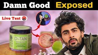 Damn Good DE-TAN Face Pack Honest Review | Damn Good Products Review | Mridul Madhok Products Review