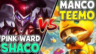 WHEN PINK WARD SHACO MEETS MANCO'S TEEMO IN HIGH ELO!! (FULL GAME)