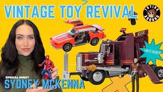 Figure collecting, MASK rewind, & an unboxing with Sydney McKenna!! Vintage Toy Revival