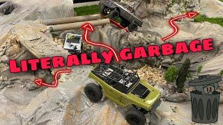 How to build a Mini RC Crawler course out of TRASH