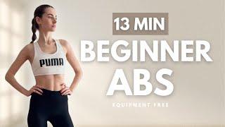 13 MIN ABS WORKOUT FOR BEGINNERS| No Equipment