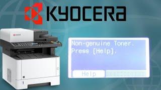 non genuine toner error kyocera | kyocera m2040dn | reset error