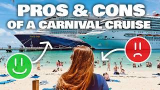 PROS and CONS of a Carnival Cruise! (More cons than pros?!)